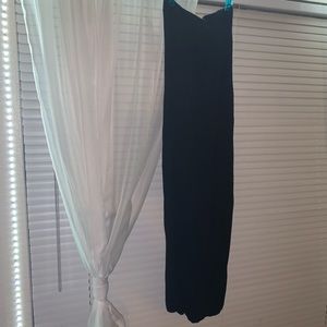Black maxi dress